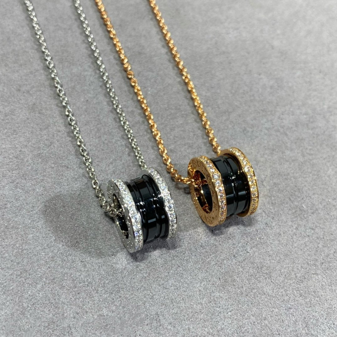 [Love More]ZERO 1 DIAMOND CERAMIC NECKLACE