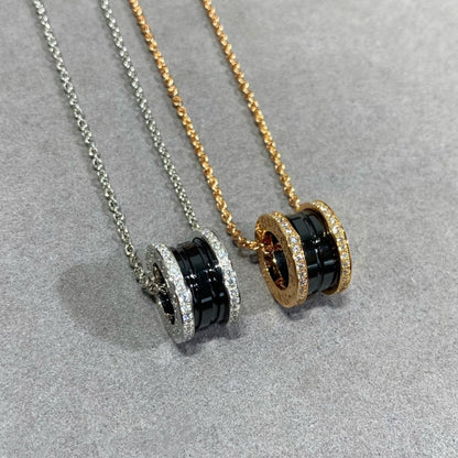 [Love More]ZERO 1 DIAMOND CERAMIC NECKLACE