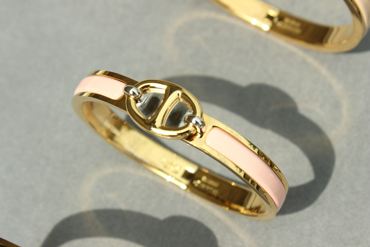 [Love More]CLIC CHAINE GOLD BRACELET