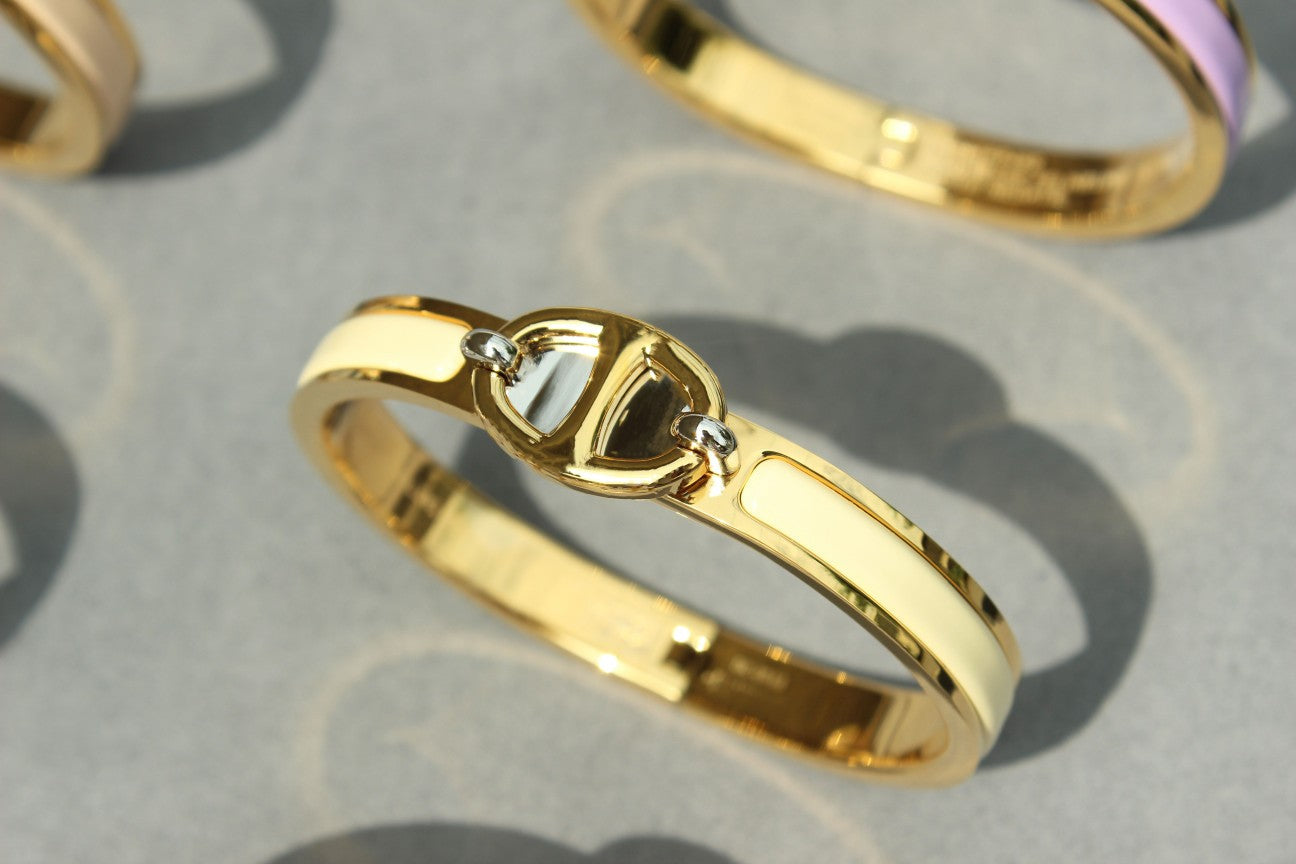 [Love More]CLIC CHAINE GOLD BRACELET