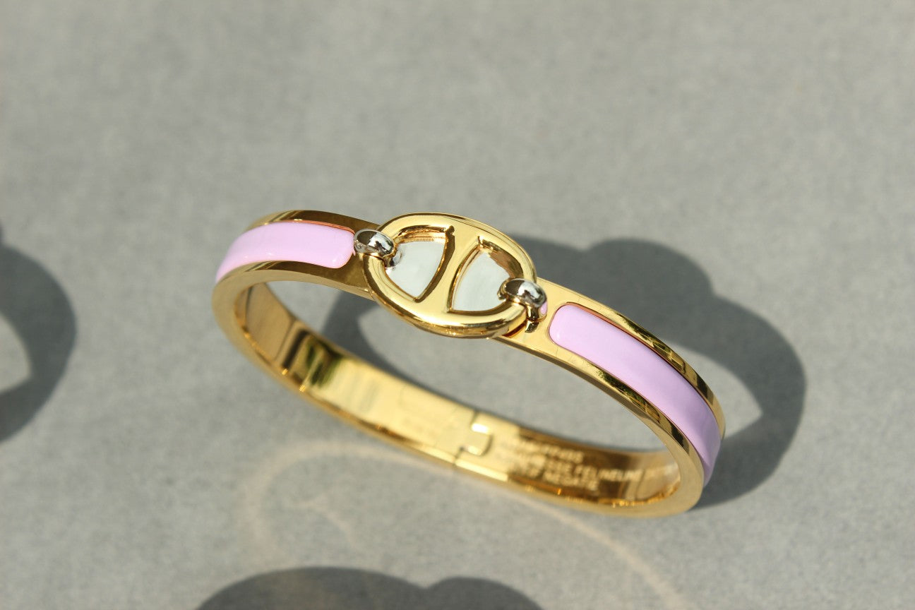 [Love More]CLIC CHAINE GOLD BRACELET