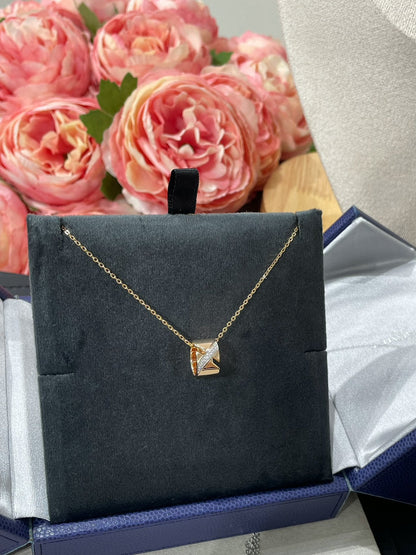 [Love More]LIENS EVIDENCE DIAMOND NECKLACE