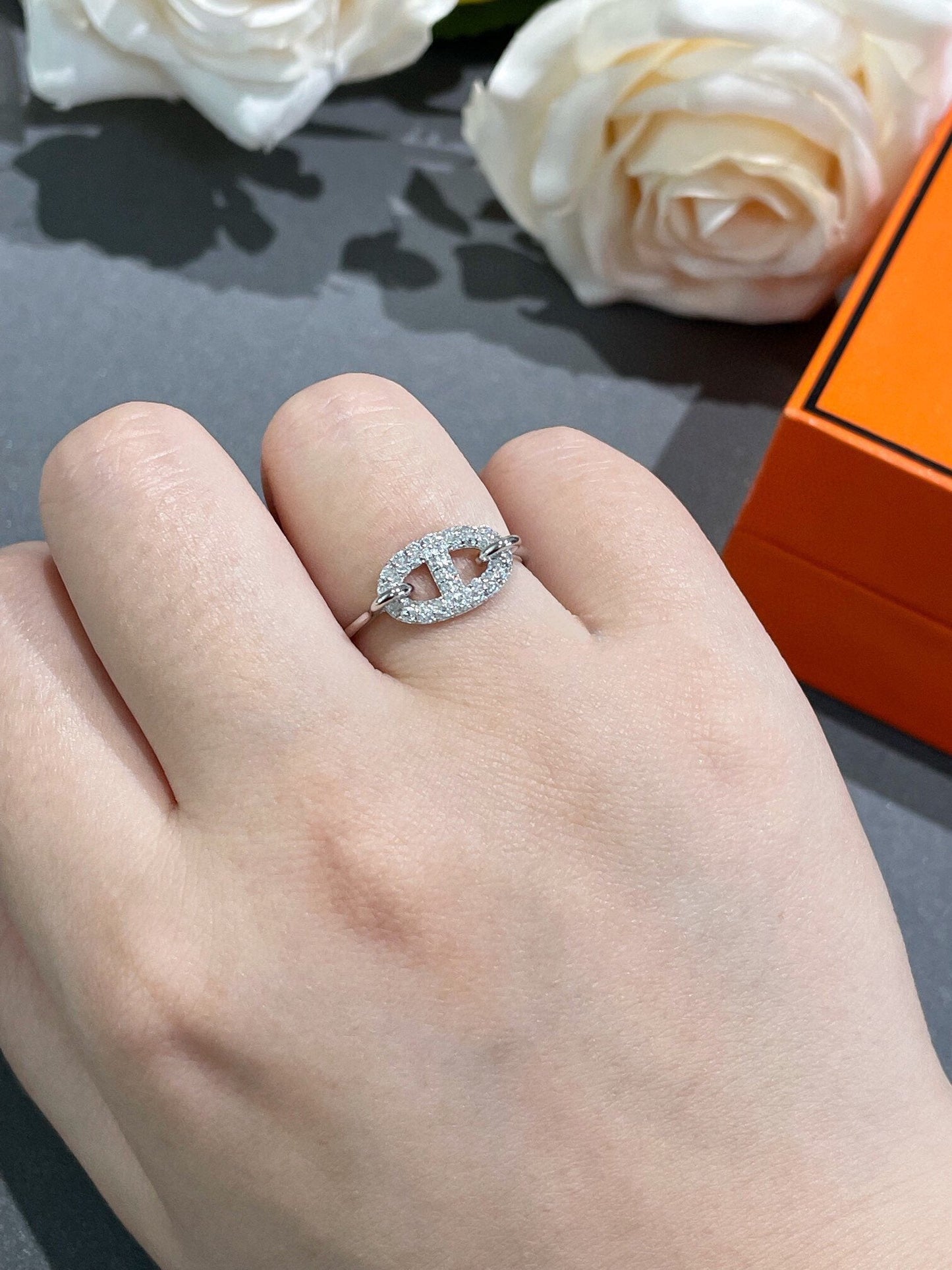 [Love More]RONDE SMALL DIAMOND RING