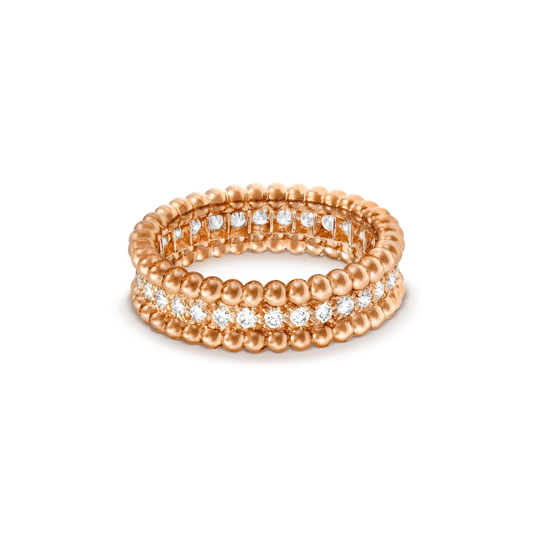 [Love More]PERLEE DIAMOND ROSE GOLD RING