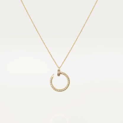 [Love More]JUSTE NECKLACE GOLD DIAMONDS