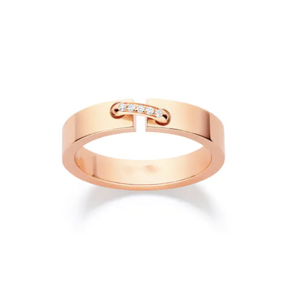 [Love More]ALLIANCE LIENS VIDENCE DIAMOND 4MM RING