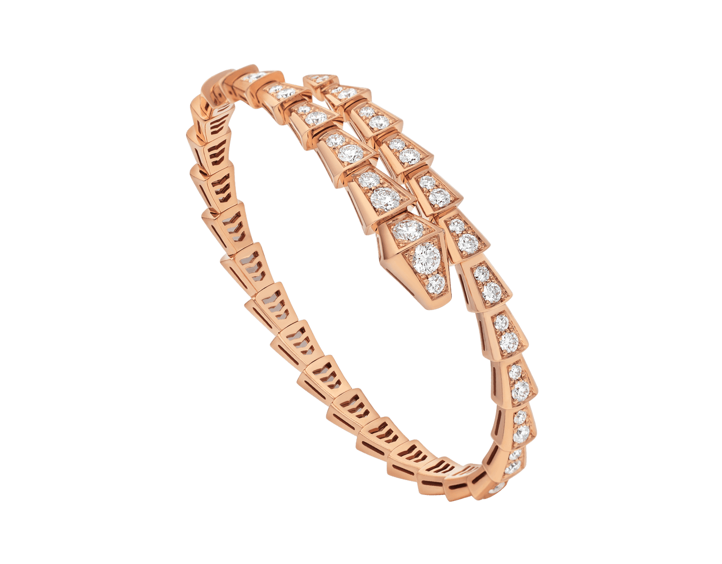 [Love More]SERPENTI BRACELET 6.8MM PINK GOLD DIAMOND