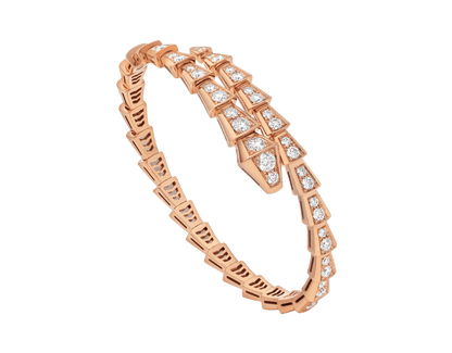 [Love More]SERPENTI BRACELET 6.8MM PINK GOLD DIAMOND