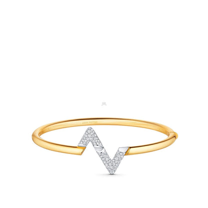 [Love More]VOLTE UPSITE DOWN GOLD DIAMOND BRACELET