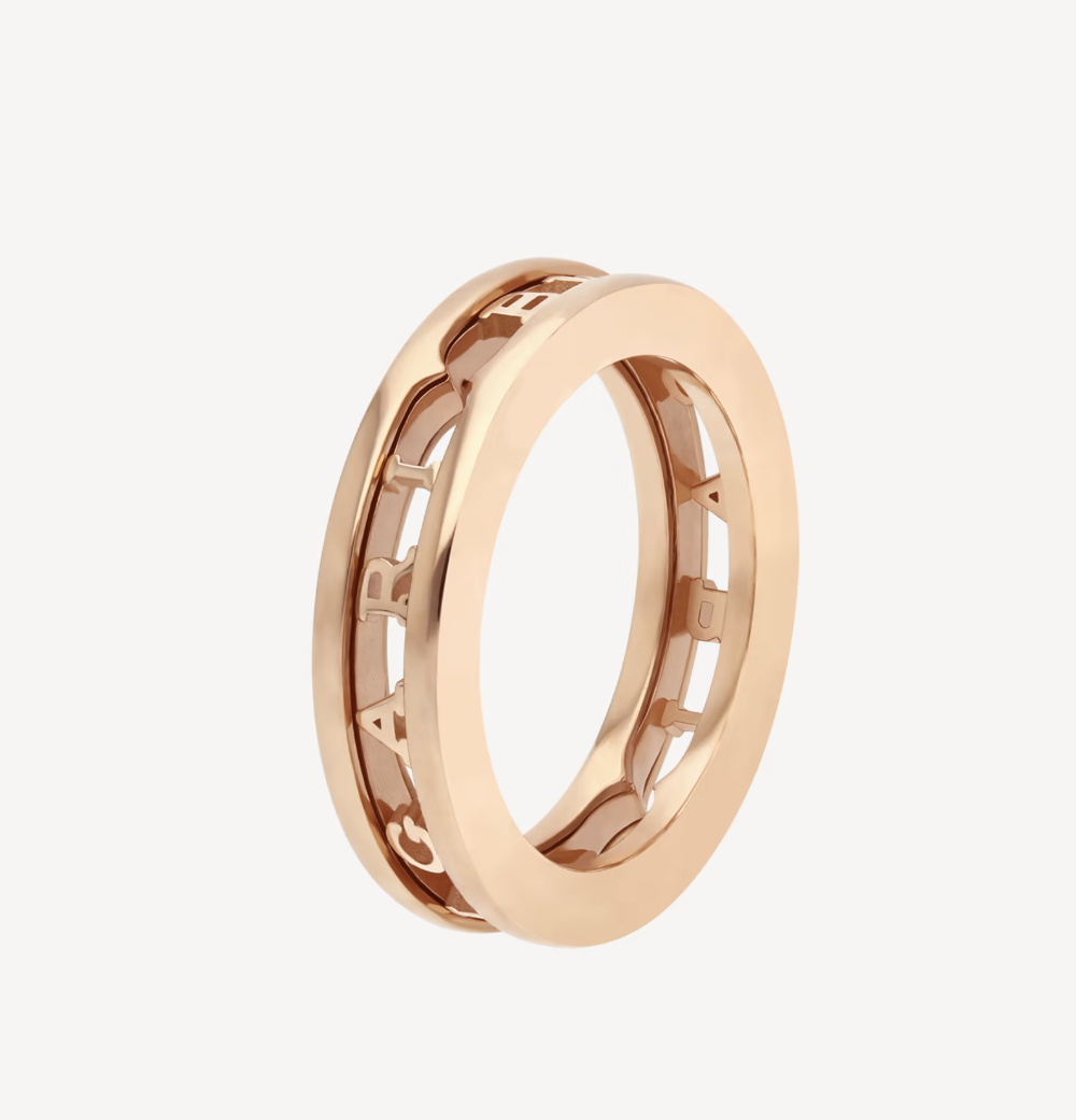 [Love More]ZERO 1 ONE-BAND WITH OPENWORK LOGO SPIRAL RING