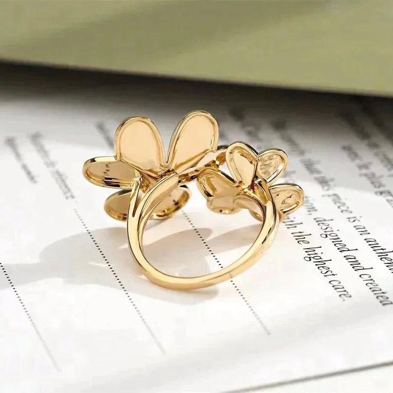 [Love More]CLOVER COMOS GOLD DIAMOND RING