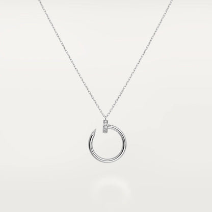 [Love More]JUSTE NECKLACE SILVER