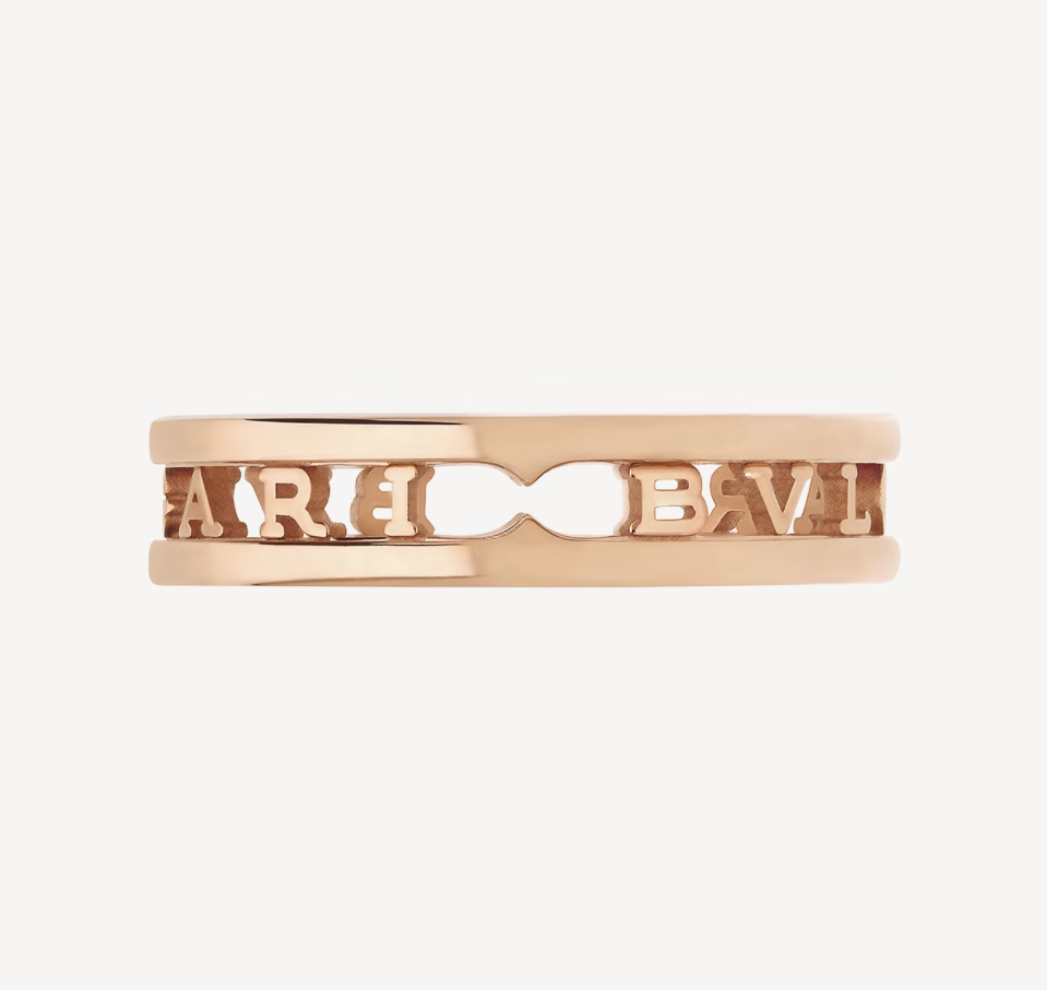 [Love More]ZERO 1 ONE-BAND WITH OPENWORK LOGO SPIRAL RING