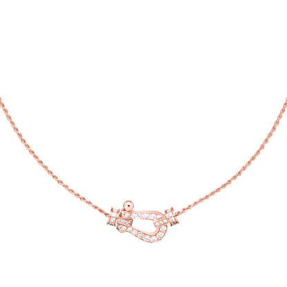 [Love More]FORCE 10 PINK GOLD DIAMOND NECKLACE