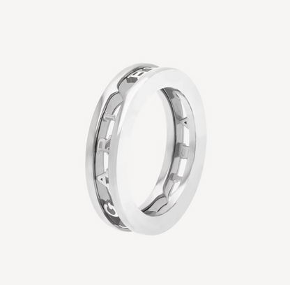 [Love More]ZERO 1 ONE-BAND WITH OPENWORK LOGO SPIRAL RING