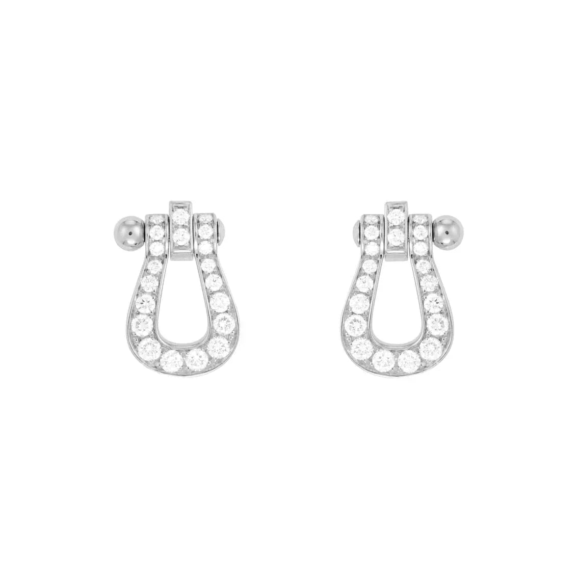 [Love More]FORCE 10 FULL DIAMOND STUD EARRINGS MINI MODEL