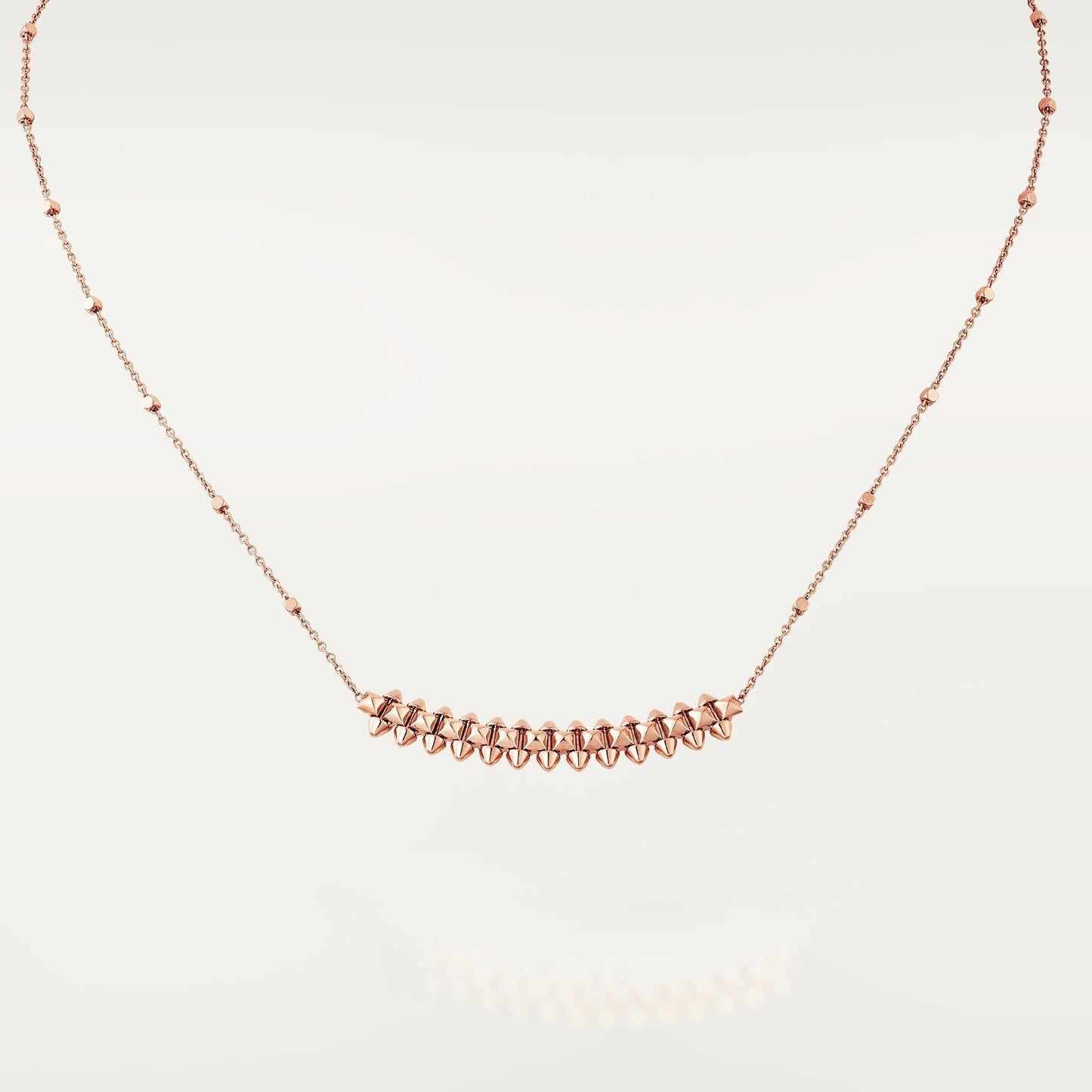 [Love More]CLASH PINK GOLD NECKLACE