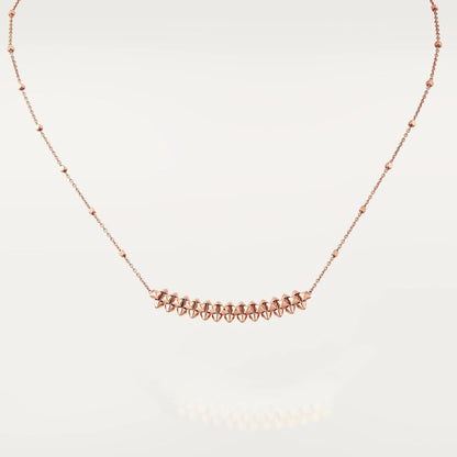 [Love More]CLASH PINK GOLD NECKLACE