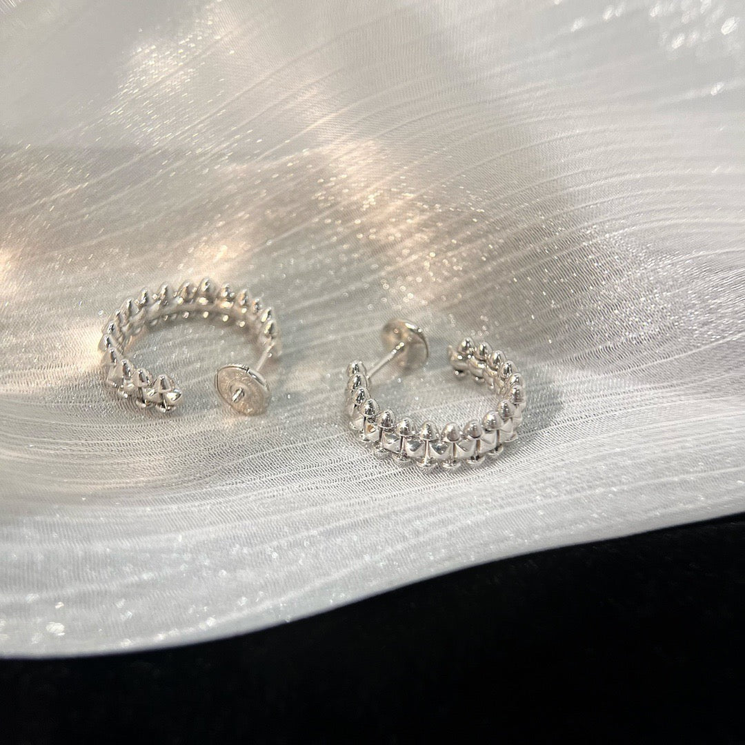 [Love More]CLASH SMALL HOOP EARRINGS