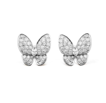 [Love More]BUTTERFLY ALL DIAMOND EARRINGS