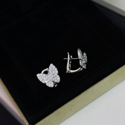 [Love More]BUTTERFLY ALL DIAMOND EARRINGS