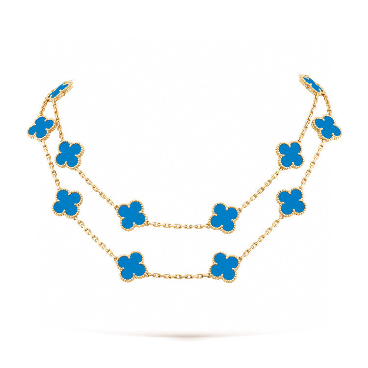 [Love More]CLOVER 20 MOTIFS TURQUOISE GOLD