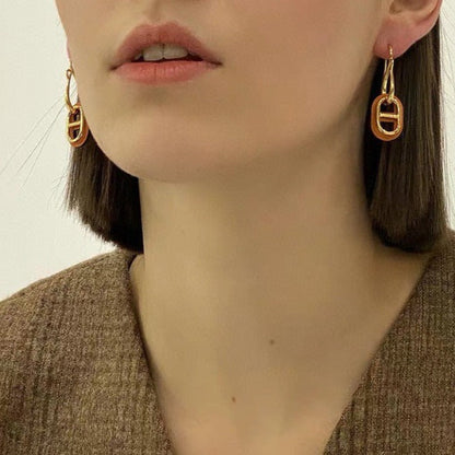 [Love More]HM O'MAILLON GOLD EARRINGS