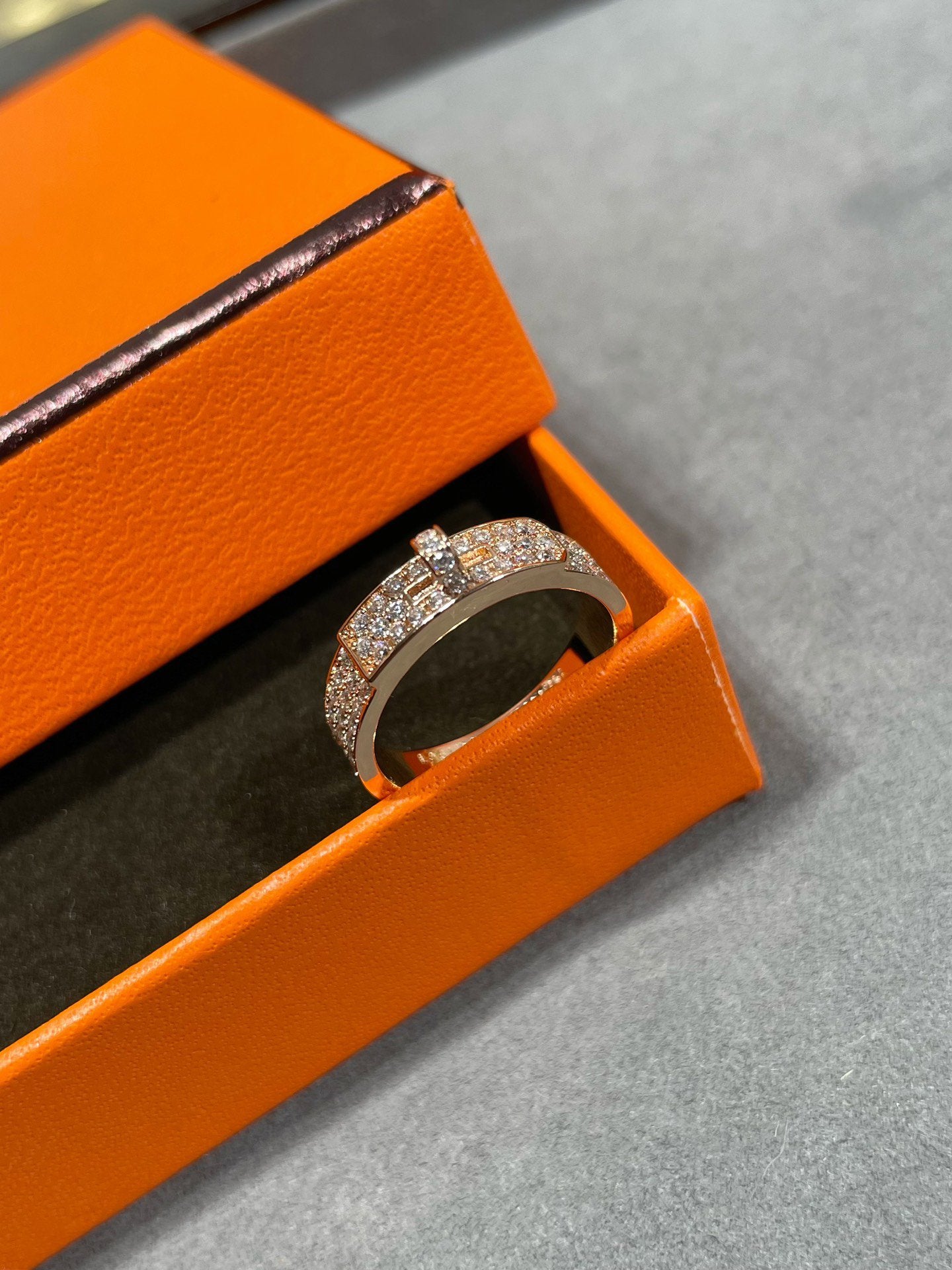 [Love More]KELLY PINK GOLD DIAMOND RING