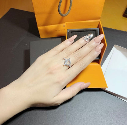 [Love More]ECHAPPEE RING SILVER DIAMOND