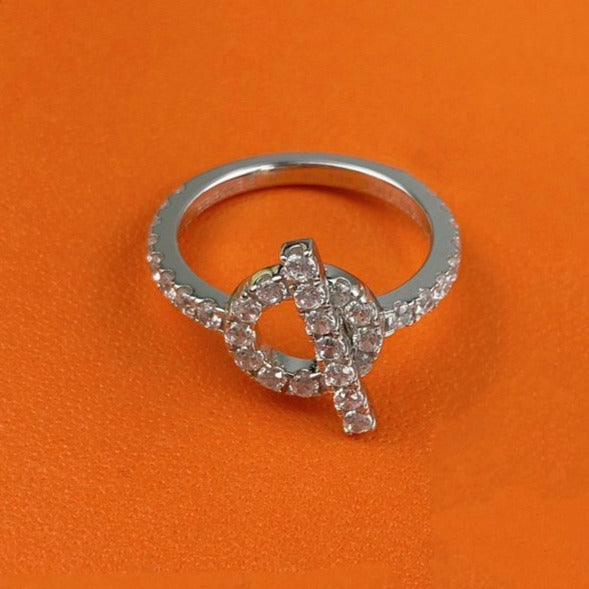 [Love More]ECHAPPEE RING SILVER DIAMOND