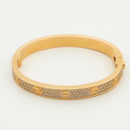 [Love More]LOVE BRACELET 6.1MM DIAMOND-PAVED