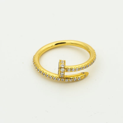 [Love More]JUSTE RING 1.8MM GOLD DIAMONDS