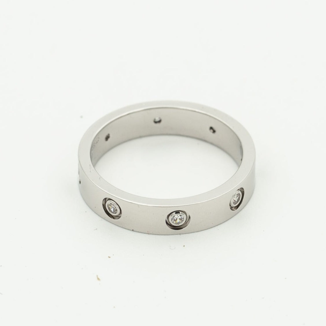 [Love More]LOVE RING 3.6MM 8 DIAMONDS