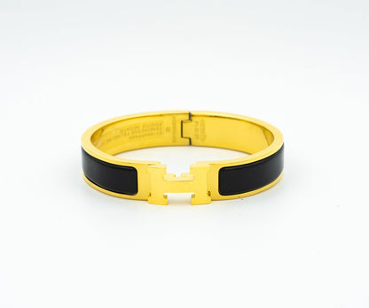 [Love More]H BLACK BRACELET