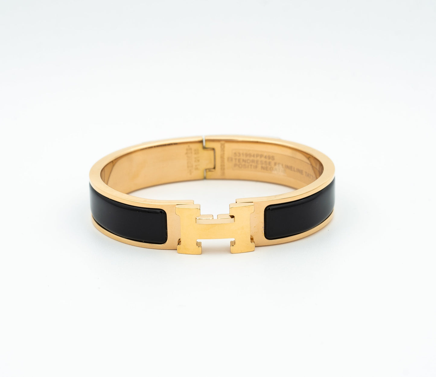 [Love More]H BLACK BRACELET