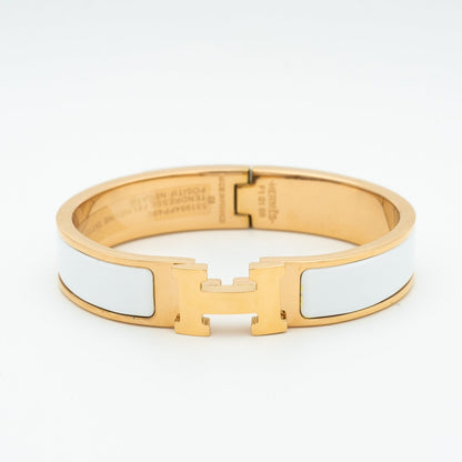 [Love More]H WHITE BRACELET