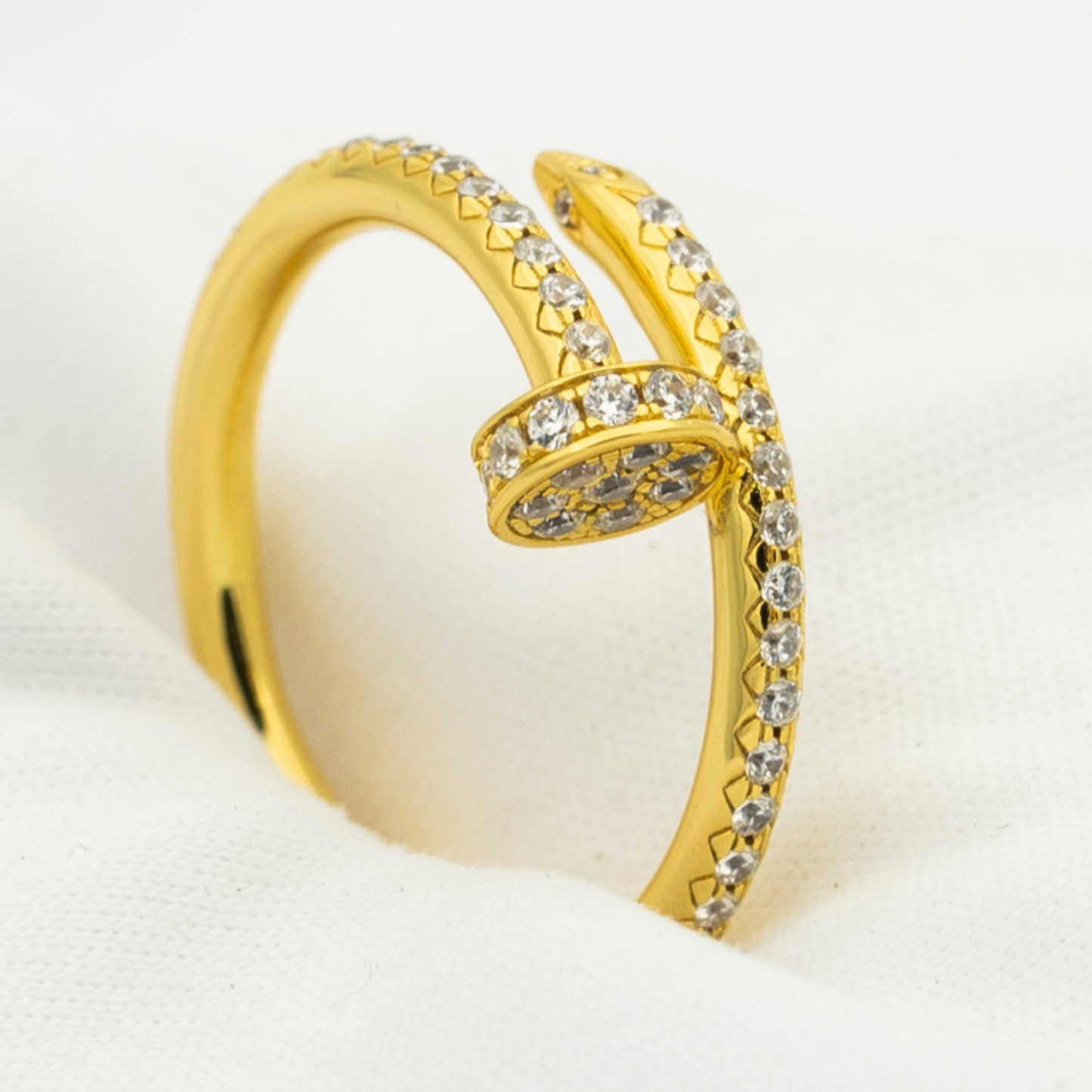 [Love More]JUSTE RING 1.8MM GOLD DIAMONDS