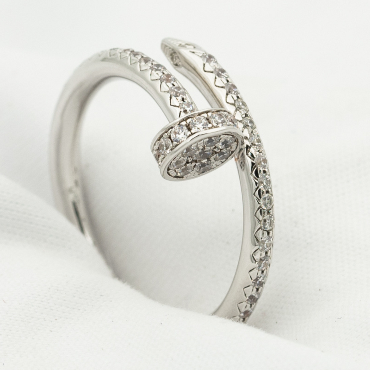 [Love More]JUSTE RING 1.8MM SILVER DIAMONDS