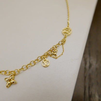 [Love More]BLOOMING SUPPLE NECKLACE BRASS