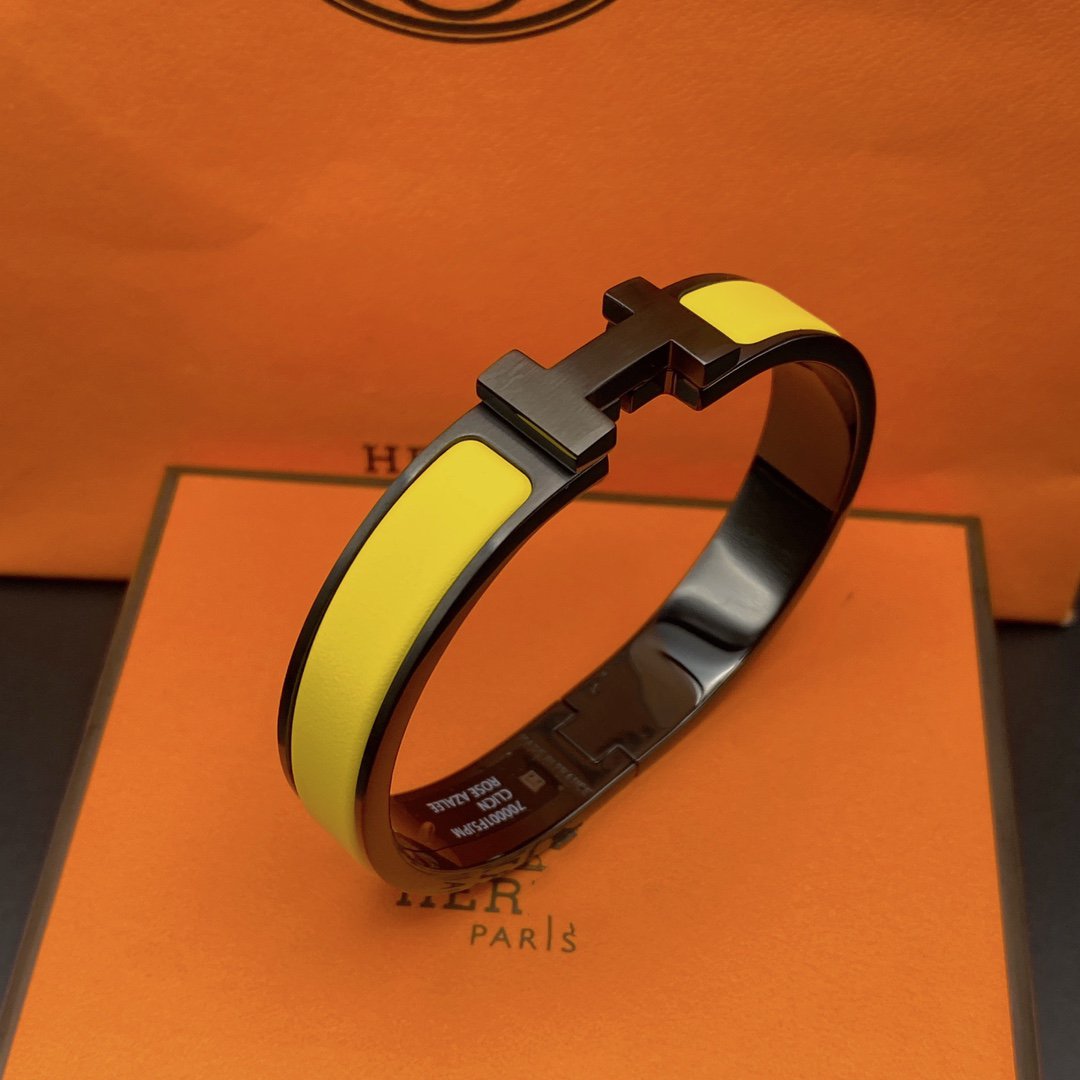 [Love More]CLIC HM SO BLACK YELLOW BRACELET