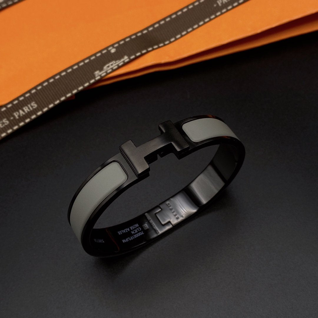 [Love More]CLIC HM SO BLACK GREY BRACELET