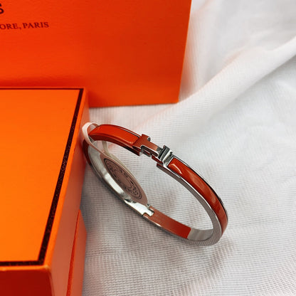 [Love More]CLASSIC HM CLIC RED 8MM ENAMEL BRACELET