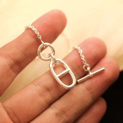 [Love More]HM CHAINE D'ANCRE PENDANT NECKLACE STERLING SILVER