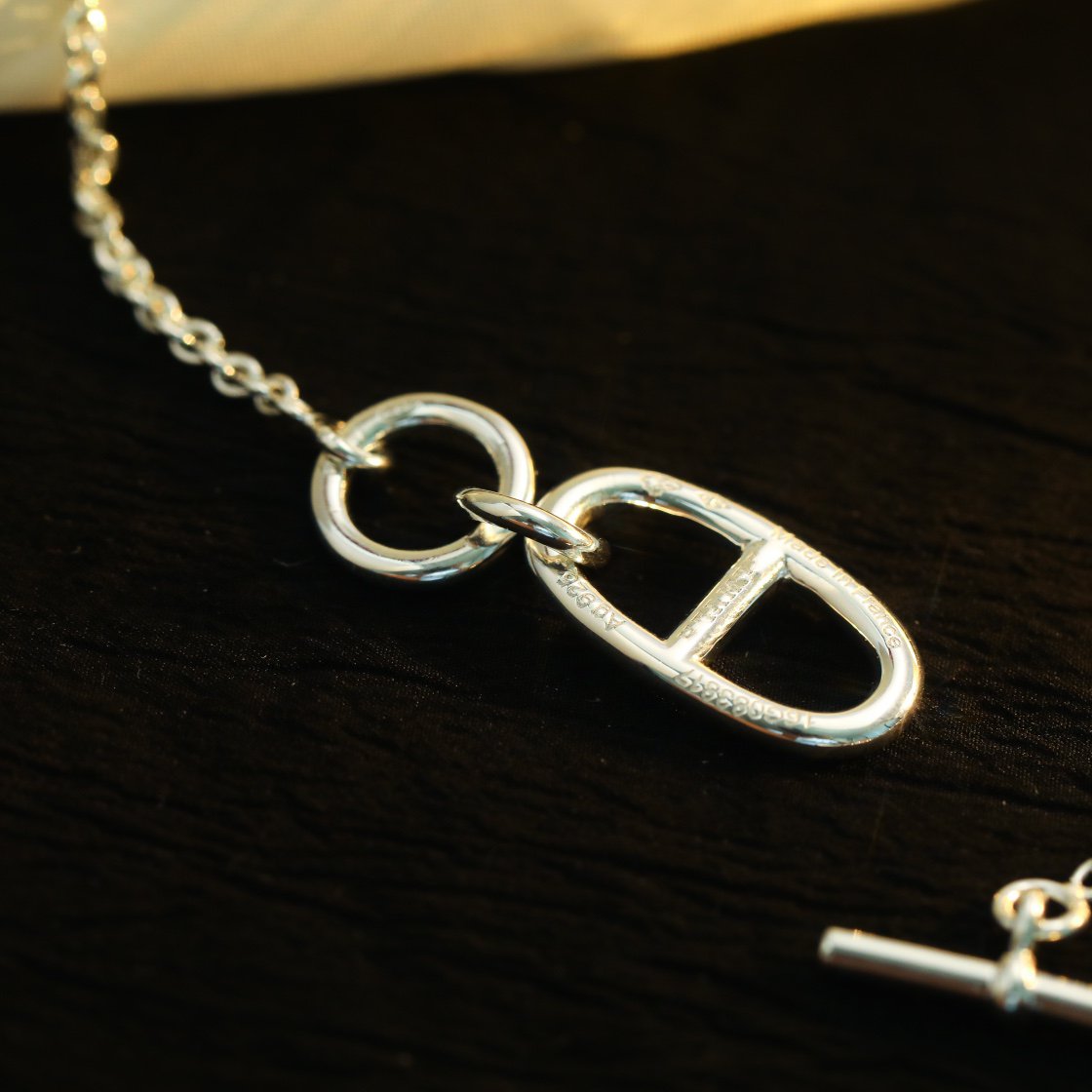 [Love More]HM CHAINE D'ANCRE PENDANT NECKLACE STERLING SILVER