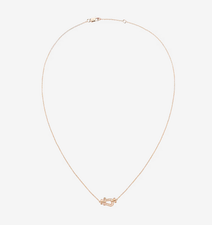 [Love More]FORCE 10 DIAMOND PINK GOLD NECKLACE MINI MODEL