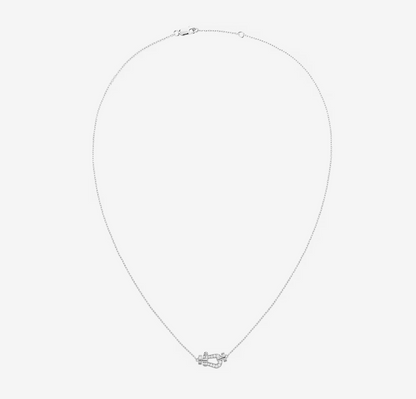 [Love More]FORCE 10 DIAMOND SILVER NECKLACE MINI MODEL