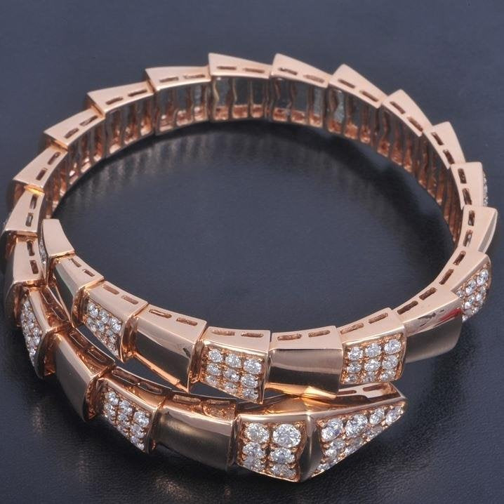 [Love More]SERPENTI BRACELET PINK GOLD DIAMOND