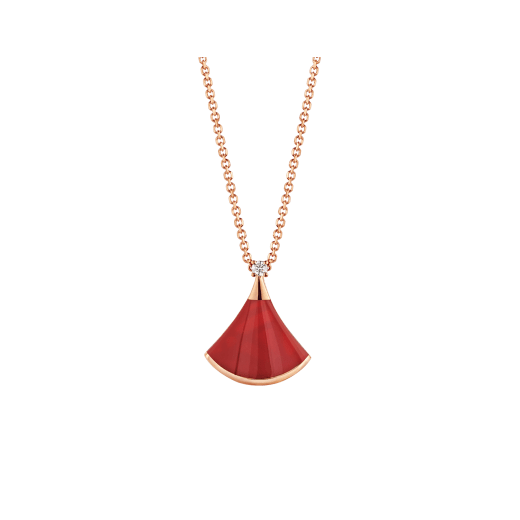 [Love More]DREAM NECKLACE CARNELIAN 1 DIAMOND