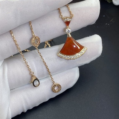 [Love More]DREAM NECKLACE CARNELIAN DIAMOND