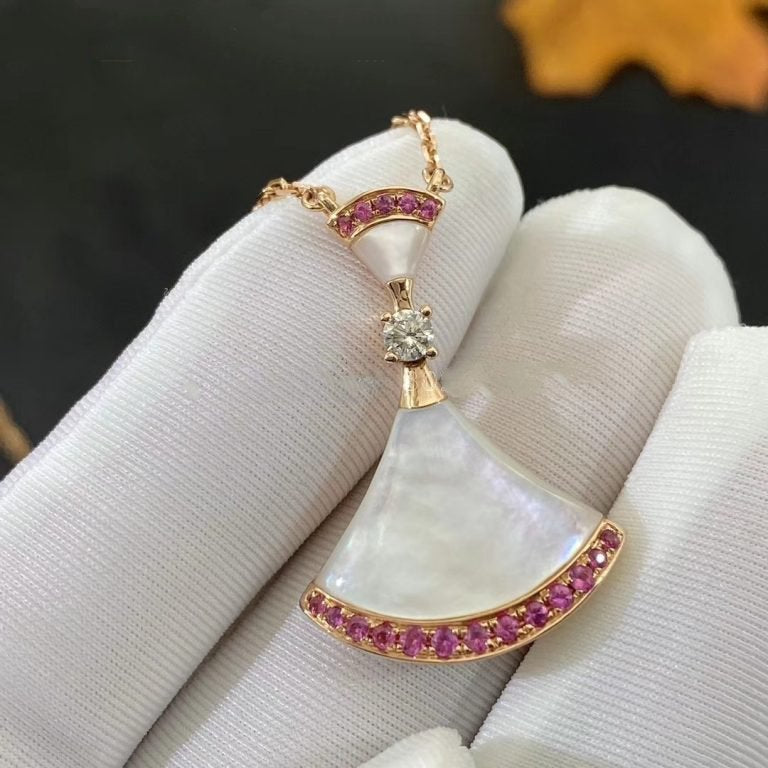 [Love More]DREAM NECKLACE MOP PINK DIAMOND